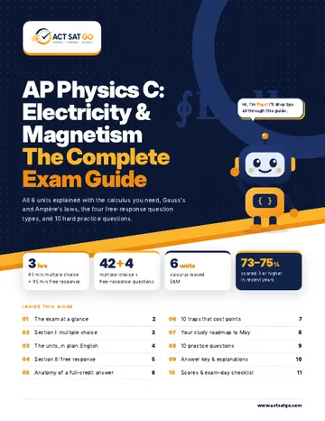 AP Physics C: Electricity and Magnetism exam guide cover